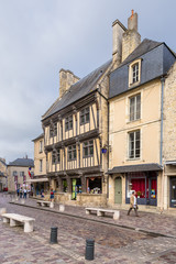 Fototapeta premium Bayeux, France. Old half-timbered building