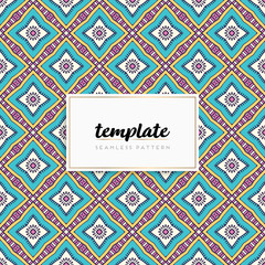 Background mandala seamless pattern vector