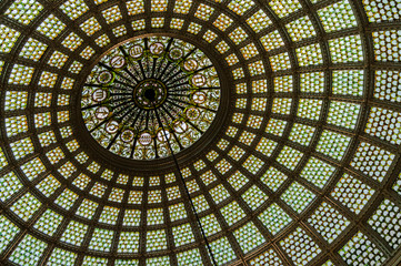 mesh of circles in the sky