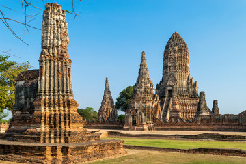 Obraz premium Wat Chaiwatthanaram temple in Thailand