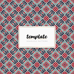 Background mandala seamless pattern vector