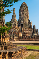 Fototapeta premium Wat Chaiwatthanaram temple in Thailand