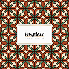 Background mandala seamless pattern vector