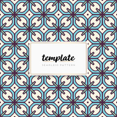 Background mandala seamless pattern vector