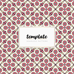 Background mandala seamless pattern vector