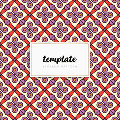 Background mandala seamless pattern vector