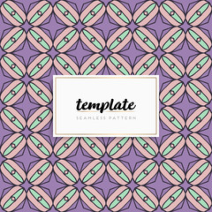 Background mandala seamless pattern vector