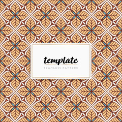 Background mandala seamless pattern vector