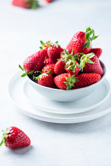Red sweet strawberry