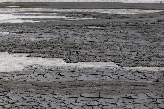 geologisches Ph&auml;nomen der Schlammvulkane in Rum&auml;nien
