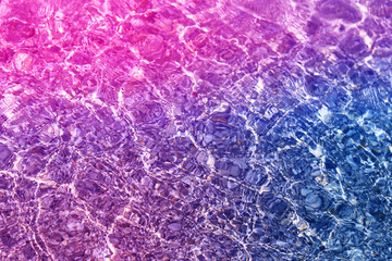 Photo background of bright transparent sea water