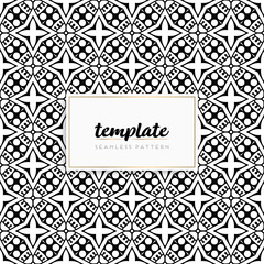 Background mandala seamless pattern vector