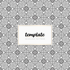 Background mandala seamless pattern vector