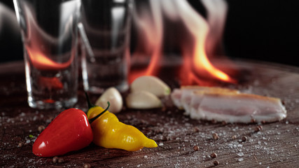 Jalapeno and lemon drop peppers