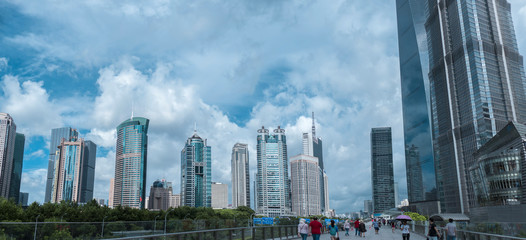 Shanghai City Panorama View