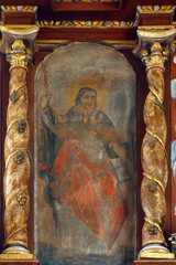 Saint Paul altarpiece at Saint Andrew's Church in Laz, Croatia