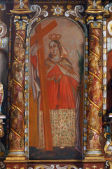 Saint Helena altarpiece at Saint Andrew's Church in Laz, Croatia