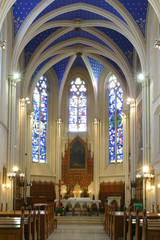 Fototapeta na wymiar Franciscan Church of St. Francis of Assisi in Zagreb, Croatia