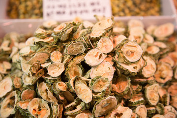 A bunch of bitter melon