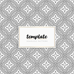 Background mandala seamless pattern vector