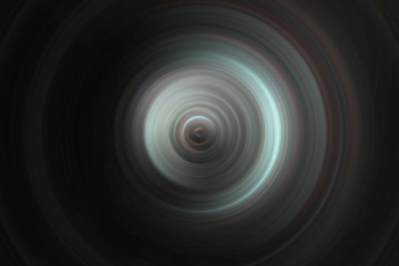 3D rendered speaker shaped circle illustration