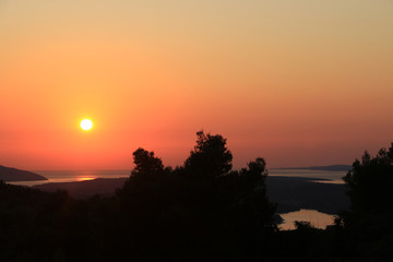 Sunset on Hvar Island, Croatia