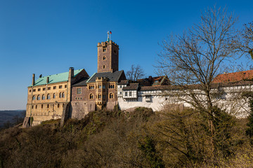The Wartburg Castle in Thuringia Germany	