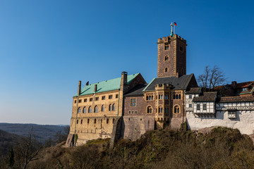 The Wartburg Castle in Thuringia Germany	