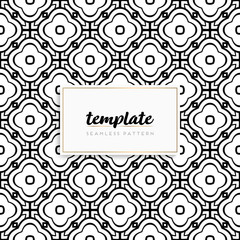 Background mandala seamless pattern vector