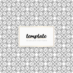 Background mandala seamless pattern vector