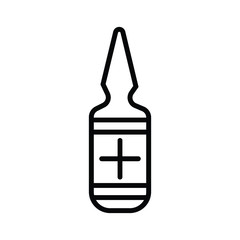 ampoule icon vector illustration photo