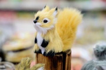 Yellow Squirrel Simulation Animal