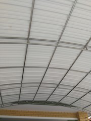 .Garage roof frame