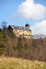 Fototapeta na wymiar Burg Greifenstein bei Bad Blankenburg