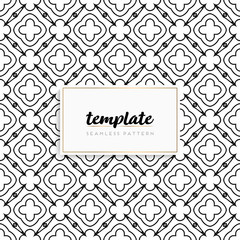 Background mandala seamless pattern vector