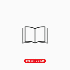 Book Icon Design Vector EPS10