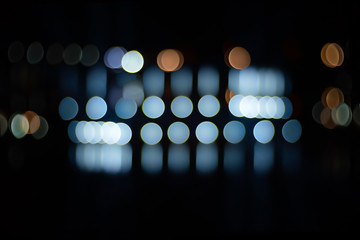 Abstract Lights. Unfocused Light background. Blured night light. bokeh background, Blur concept