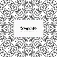 Obraz premium Background mandala seamless pattern vector