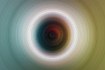 Speaker shape simple design. Round circles with different colors. Digitally made illustration from the scratch.