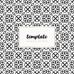 Background mandala seamless pattern vector