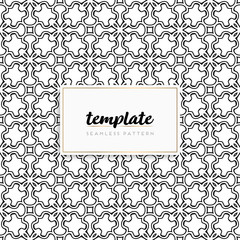 Background mandala seamless pattern vector