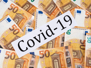 Covid-19 und die Finanzmärkte-Konzept