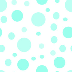 Abstract bubbles vector seamless pattern on white background. Concept for wallpaper, wrapping paper, cards 