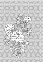 seamless floral pattern with flowers