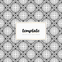 Background mandala seamless pattern vector