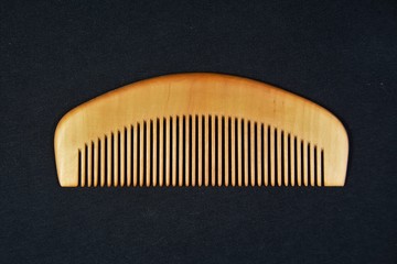 an old wooden comb
