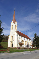 Fototapeta na wymiar Saint Roch's Church in Luka, Croatia