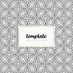 Background mandala seamless pattern vector