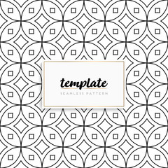 Background mandala seamless pattern vector