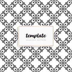 Background mandala seamless pattern vector